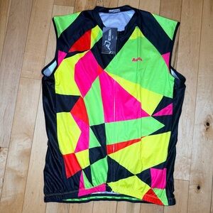 Aogda Women's Multicolor Sleeveless Cycling Jersey 3X